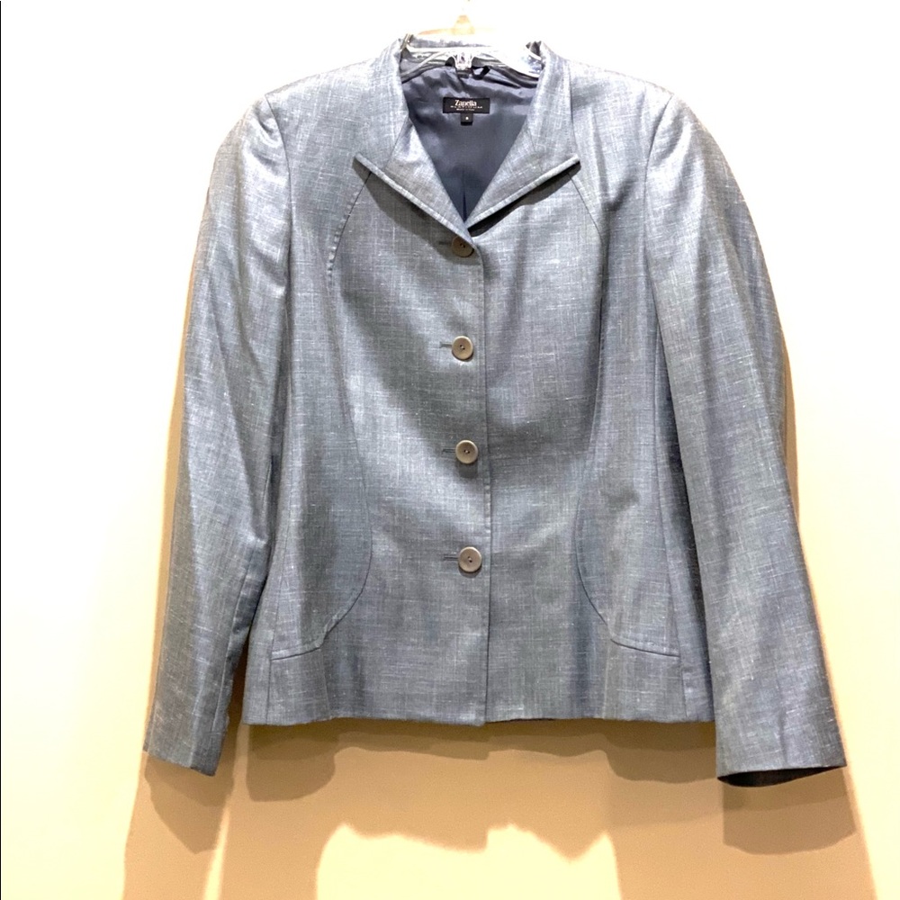 Zanellla Platinum Women Gray Blazer